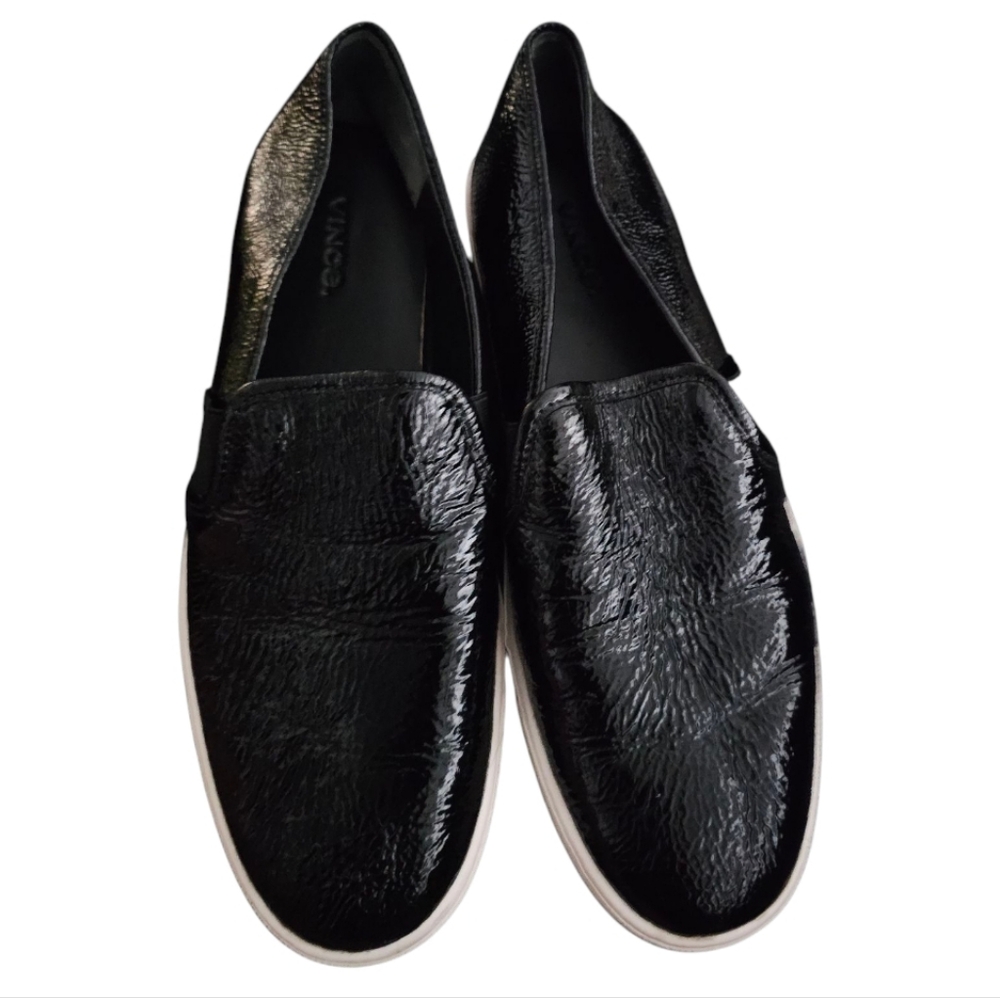 Sz 9 Vince Black Slip-On Blair Shoes